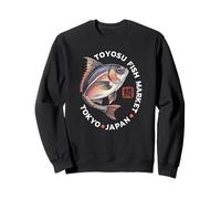 Souvenir Kanji au marché aux poissons de Toyosu, Tokyo, Japon Sweatshirt