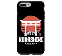 Souvenir Kanji Kanji rétro Kurashiki Japon Torii Gate Coque pour iPhone 7 Plus/8 Plus