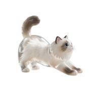 Souvenir Mémorial Poils Animal - Porte-Clés avec Poils de Chien | Chaîne de Clés avec Pendentif Transparent en Acrylique Commémoratif pour Collection, Accessoire pour Sac à Main, Sac
