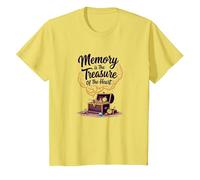 Souvenir nostalgique de la Sensibilisation à la maladie d'Alzheimer T-Shirt, Enfant, Citron, 8 Ans