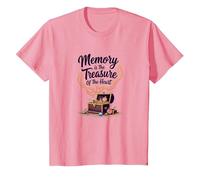 Souvenir nostalgique de la Sensibilisation à la maladie d'Alzheimer T-Shirt, Enfant, Rose, 12 Ans