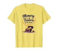 Souvenir nostalgique de la Sensibilisation à la maladie d'Alzheimer T-Shirt, Homme, Citron, S