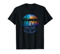 Souvenir Paysage Urbain Londres Angleterre Royaume-Uni T-Shirt