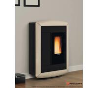 Poêle à granulés La Nordica Extraflame Souvenir Lux Evo 10,2 kW Majolique Tortora