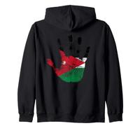 Souvenir rétro avec Drapeau de la Jordanie Sweat à Capuche