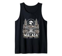 Souvenir rétro de Malaga Espagne | Costa Del Sol Travel Débardeur