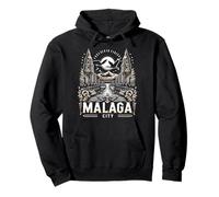 Souvenir rétro de Malaga Espagne | Costa Del Sol Travel Sweat à Capuche