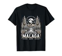 Souvenir rétro de Malaga Espagne | Costa Del Sol Travel T-Shirt