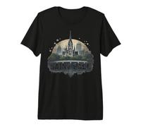 Souvenir rétro de Saint Paul Paysage Vintage T-Shirt Haut de Gamme