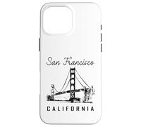 Souvenir rétro de San Francisco California Golden Gate Bridge Coque pour iPhone 16 Pro Max