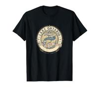 Souvenir rétro du lac Ontario Ancre des Grands Lacs T-Shirt Graphique avec Valeur