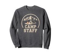 Souvenir rétro du Personnel de Camp, Directeur d'équipe, Aventure, équipage Sweatshirt