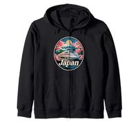 Souvenir rétro du train à balles japonais Shinkansen Mt. Fuji Sweat à Capuche