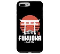 Souvenir rétro Fukuoka Japon Torii Gate Japonais Kanji Coque pour iPhone 7 Plus/8 Plus