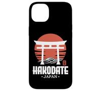 Souvenir rétro Hakodate Japon Torii Gate Japonais Kanji Coque pour iPhone 14 Plus