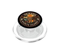 Souvenir rétro Okinawa Shisa Lion Voyage Ryukyu Islands PopSockets PopGrip pour MagSafe