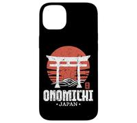Souvenir rétro Onomichi Japonais Torii Gate Kanji Coque pour iPhone 14 Plus