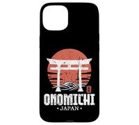 Souvenir rétro Onomichi Japonais Torii Gate Kanji Coque pour iPhone 15 Plus