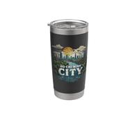 Souvenir rétro paysage urbain Ho Chi Minh Gobelet isotherme en acier inoxydable double paroi