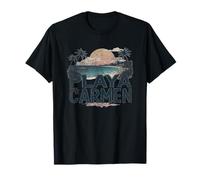 Souvenir rétro Playa del Carmen Paysage vintage T-Shirt