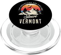 Souvenir rétro The Mountains are Calling Stowe Vermont PopSockets PopGrip pour MagSafe