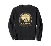 Souvenir rétro Vintage du Parc National du Canada Banff Sweatshirt