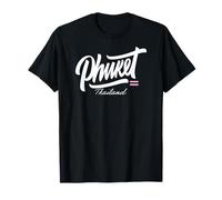 Souvenir rétro Vintage Phuket Thaïlande Land of Smile T-Shirt