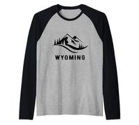 Souvenir Souvenir des Montagnes de l'État du Wyoming pour Vacances d'hiver Manche Raglan