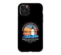 Souvenir sur la côte de Newport, Oregon, Phare par Yaquina Head Coque pour iPhone 11 Pro