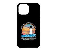 Souvenir sur la côte de Newport, Oregon, Phare par Yaquina Head Coque pour iPhone 12 Pro Max