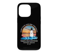 Souvenir sur la côte de Newport, Oregon, Phare par Yaquina Head Coque pour iPhone 13 Pro