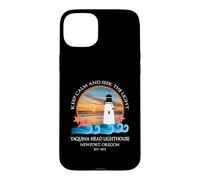 Souvenir sur la côte de Newport, Oregon, Phare par Yaquina Head Coque pour iPhone 15 Plus