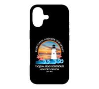 Souvenir sur la côte de Newport, Oregon, Phare par Yaquina Head Coque pour iPhone 17