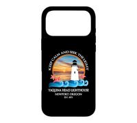 Souvenir sur la côte de Newport, Oregon, Phare par Yaquina Head Coque pour iPhone 17 Pro Max