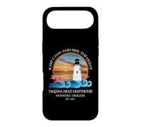 Souvenir sur la côte de Newport, Oregon, Phare par Yaquina Head Coque pour iPhone Air
