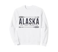 Souvenir Vintage Alaska The Last Frontier Arrows Sweatshirt