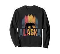 Souvenir Vintage Alaska The Last Frontier Bear Sweatshirt