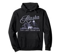 Souvenir Vintage Alaska The Last Frontier Sweat à Capuche
