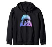 Souvenir Vintage Alaska The Last Frontier Sweat à Capuche