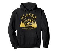 Souvenir Vintage Alaska The Last Frontier Sweat à Capuche