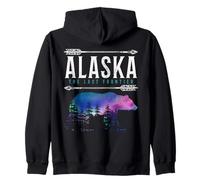 Souvenir Vintage Alaska The Last Frontier Sweat à Capuche