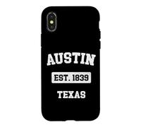 Souvenir Vintage Austin Texas TX Est. 1839 Coque pour iPhone X/XS