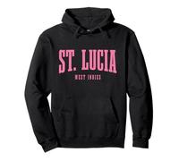 Souvenir vintage de la fierté lucienne des Antilles de Sainte-Lucie Sweat à Capuche