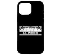 Souvenir Vintage de l'île de Saint Martin Caraïbes Coque pour iPhone 16 Pro Max