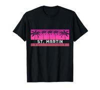 Souvenir vintage de l'île de Saint Martin Caraïbes T-Shirt