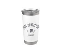 Souvenir vintage de Port Protection de l'Alaska Gobelet isotherme en acier inoxydable double paroi