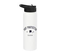 Souvenir vintage de Port Protection de l'Alaska Stainless Steel Insulated Water Bottle