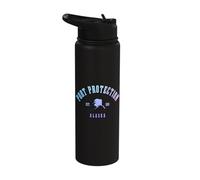 Souvenir vintage de Port Protection de l'Alaska Stainless Steel Insulated Water Bottle