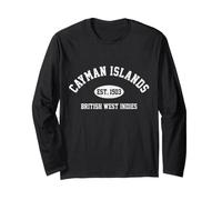 Souvenir Vintage des îles Caïmans des Antilles Britanniques Manche Longue