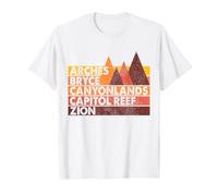 Souvenir Vintage des Parcs nationaux de l'Utah The Mighty Five T-Shirt